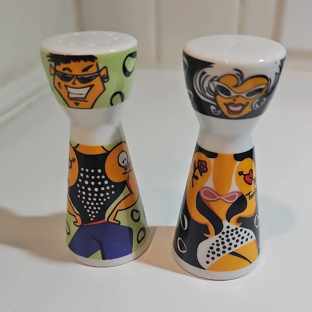 VHTF Ritzenhoff Michal Shalev Salt & Pepper Shaker Set Pop Art
